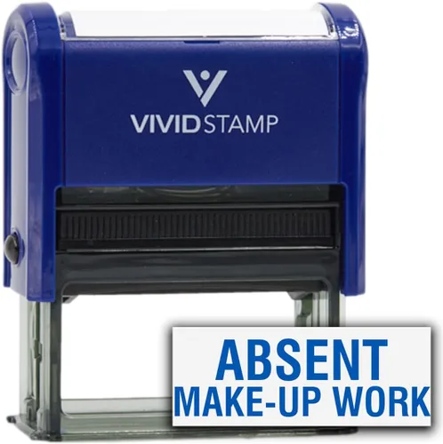 Vista 11 de ABSENT - Sello de goma autoentintado para profesor (tinta negra) - Mediano