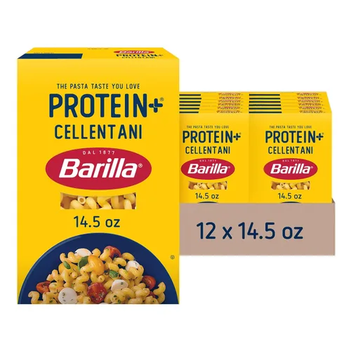 Vista 11 de BARILLA Protein+ (Plus) Angel Hair - Proteína de lentejas, garbanzos y guisantes - Buena fuente de proteína a base de plantas, pasta de proteínas