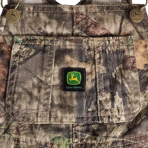 Vista 4 de John Deere Overalls for Baby Boy Camo Mossy Oak Wood