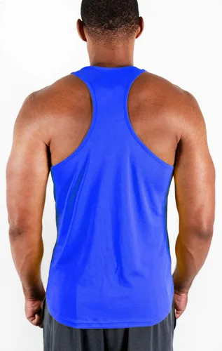 Vista 5 de DEVOPS Paquete de 3 camisetas sin mangas para hombre con espalda en Y Dri Fit