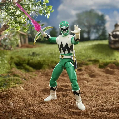 Vista 4 de Power Rangers Lightning Collection Lost Galaxy - Figura coleccionable y accesorios de 5.9 in, color verde Ranger