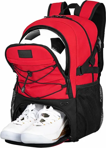 Vista 50 de Goloni Mochila de fútbol,Mochila de baloncesto con compartimento para pelotas y compartimento para zapatos,Mochila para baloncesto,Fútbol