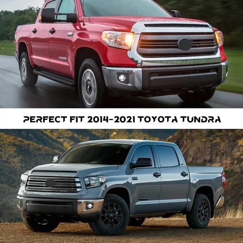 Vista 7 de Luz antiniebla LED con DRL compatible con Toyota Tundra 2014 2015 2016 2017 2018 2019 2020 2021 luces antiniebla de parachoques