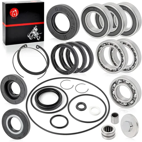 Vista 3 de Kit de sello de rodamientos del diferencial trasero y eje trasero O-RING para HONDA 250 RECON 250 TRX250 TE TM TRX250EX TRX250X 1997-2020