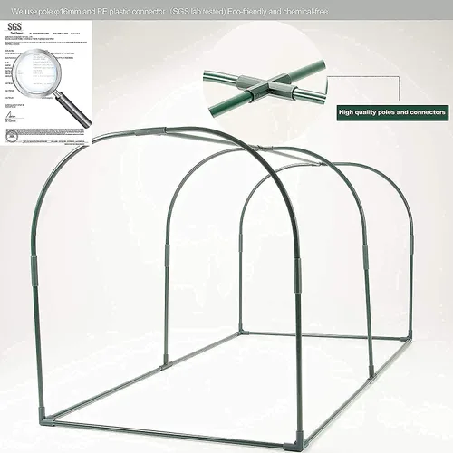 Vista 7 de Gallinero portátil para gallinero, casa de aves de corral, red de jardinería al aire libre, recinto fácil de instalar para animales pequeños