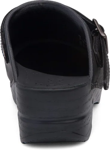 Vista 5 de Dansko Zuecos Ingrid con espalda abierta para mujer, marrón (Antique Brown Oiled), 36 M EU