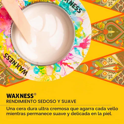 Vista 6 de Perlas de cera dura de mezcla de polímero Waxness, perlas rusas de lujo premium 1 kg / 2.2 lb