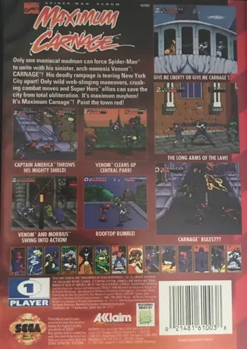 Vista 2 de Spider-Man Venom Maximum Carnage