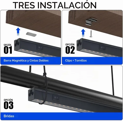 Vista 7 de Barrina Luces LED T5 de crecimiento, 5 W 1 pie, luces de plantas enlazables Amarillo