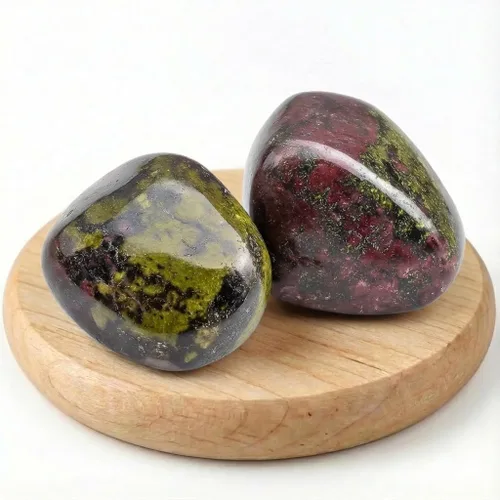 Vista 21 de Piedras de cristal de amatista pulidas - 1 pieza de 1.2" Piedra de preocupación para ansiedad, piedra de palma de bolsillo super grande, piedras