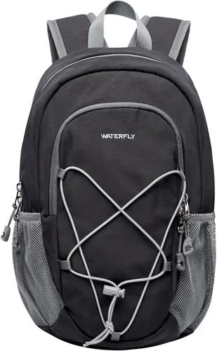 Vista 10 de WATERFLY Mochila de Senderismo Pequeña de 12L: Mochila de Día Ligera Bolsa de Viaje Camping Fitness Ciclismo Deportes al Aire Libre Mochila Diaria