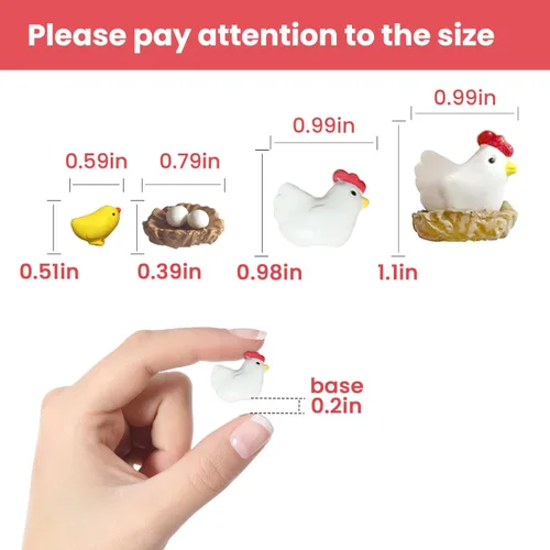 Vista 4 de Colgantes de zapatos de pollo para decoración de niñas lindos accesorios de zapatos de pollito para zueco divertidos zapatos de animales a juego