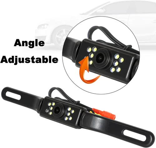 Vista 5 de Kit de cámara de respaldo y monitor, monitor de espejo retrovisor de vehículo de 4.3 pulgadas para cámara de marcha atrás de automóvil, cámara