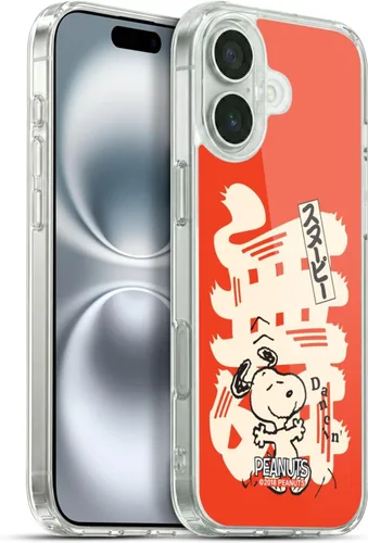Vista 361 de Carcasa de gel para iPhone 7 Plus/iPhone 8 Plus, diseño de Snoopy Oriental de Peanuts, Badges