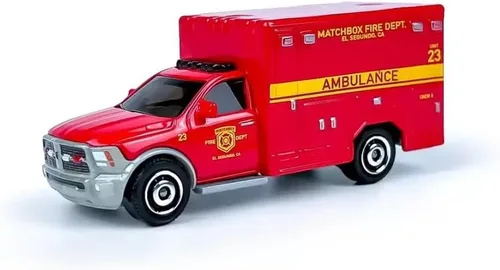 Vista 2 de Matchbox 2019 Ram Ambulance, piezas móviles 26/54