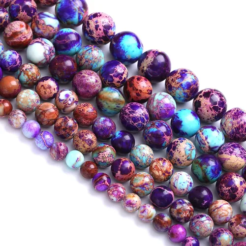 Vista 98 de 4MM 88 piezas de cuentas sueltas de piedra natural verde turquesa africana para hacer pulseras y collares de bricolaje
