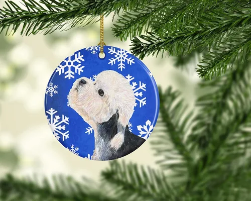 Vista 357 de Caroline's Treasures Cavalier Spaniel - Adorno de cerámica para colgar en el árbol de Navidad, para el hogar, Navidad, fiestas, regalo, 3 pulgadas