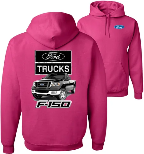 Vista 34 de Wild Bobby Ford Trucks F150 Pickup Cars and Trucks Front and Back - Sudadera con capucha unisex
