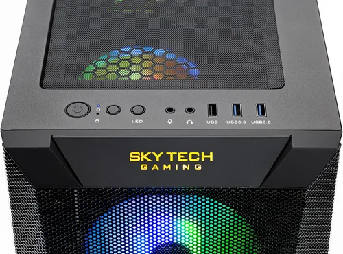 Vista 6 de Skytech Gaming Skytech Chronos Gaming PC de sobremesa – Intel Core i5 12600K 3.7 GHz, NVIDIA RTX 3080, 1TB NVME SSD, 16GB DDR4 RAM 3200, 850W Gold