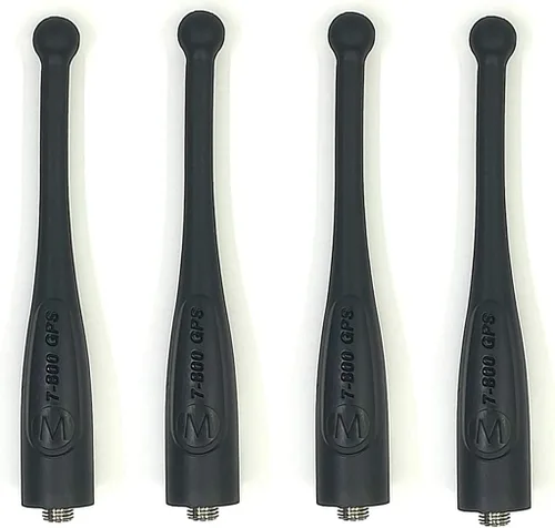 Vista 8 de Antena para Motorola, antena GPS Stubby APX 764-870MHz Banda de señal y 7-800 GPS (antena corta NAR6595A) por KCTIN (paquete de 1)