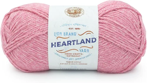 Vista 56 de Lion Brand Yarn Heartland Yarn, Hilo de Peso Medio para Tejer, Ganchillo y Manualidades, 1 Paquete, Great Smoky Mountains Grandes Montañas Humeantes