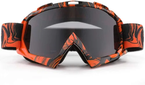 Vista 11 de AVV Gafas de motocicleta para hombres y mujeres – Gafas de motocross ATV resistentes al viento, gafas anti UV todoterreno para montar MTB Motocross
