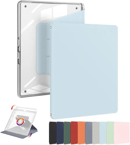 Vista 15 de Funda para Kindle Scribe con portalápices (rotación de 360 grados y encendido automático/apagado automático), funda con soporte de folio premium