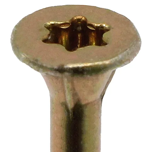 Vista 8 de 8 x 1 revestimiento exterior recubierto de bronce, tornillo de madera multiusos compatible con ACQ, cabeza plana Torx/Star Drive de 1 libra, 288