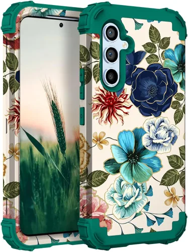 Vista 33 de Hocase Funda para Galaxy S20 FE 5G, Protección resistente a prueba de golpes, goma de silicona suave + parachoques de plástico duro, funda