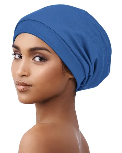 Vista 162 de Alnorm - Gorro con forro de satén y suave banda elástica para hombres y mujeres, talla única Se ajusta a la mayoría