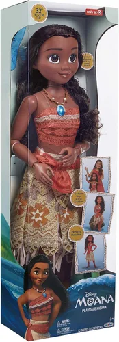 Vista 7 de [Usado] Muñeca Moana de Disney de 32 pulgadas de alto Playdate perfectamente posable, incluye peine para el pelo, muñeca de moda Moana Playdate