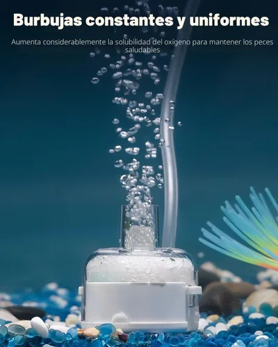 Vista 4 de Pawfly - Mini filtro de esponja para acuario, filtro interno de tanque de peces pequeño con espuma y filtro de esponja biológica sumergible