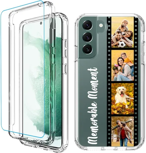 Vista 16 de Funda para teléfono con foto personalizada para Samsung Galaxy S22 5G, cubierta personalizada con imagen, texto, logotipo