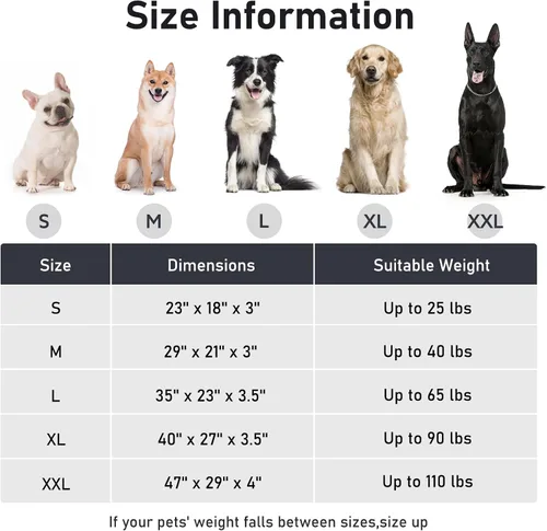 Vista 7 de FURTIME Cama lavable para perros de tamaño mediano, camas de lujo