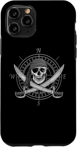 Vista 29 de Pirate Skull and Cutlasses Compass Distressed Case for iPhone 17