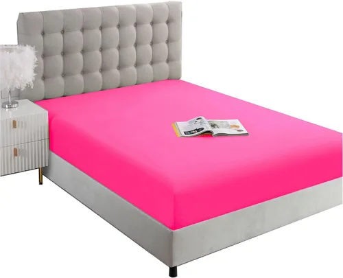 Vista 22 de Sábana ajustable de tamaño completo Ghooss - Sábana con bolsillo profundo de hasta 14 pulgadas - Resistente a las arrugas, la decoloración