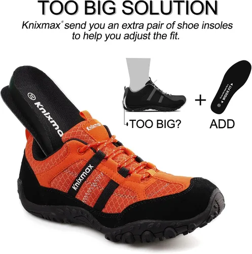 Vista 6 de Knixmax Women's Hiking Shoes Lightweight Non-Slip Climbing Trekking Sneakers for Woman Camping Backpacking Shoe Summer Hiker Shoes