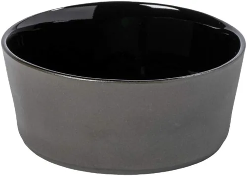 Vista 10 de Costa Nova Plato de pan de cerámica de 6 pulgadas, colección Lagoa Eco Gres, negro, apto para microondas y lavavajillas, acristalamiento seguro
