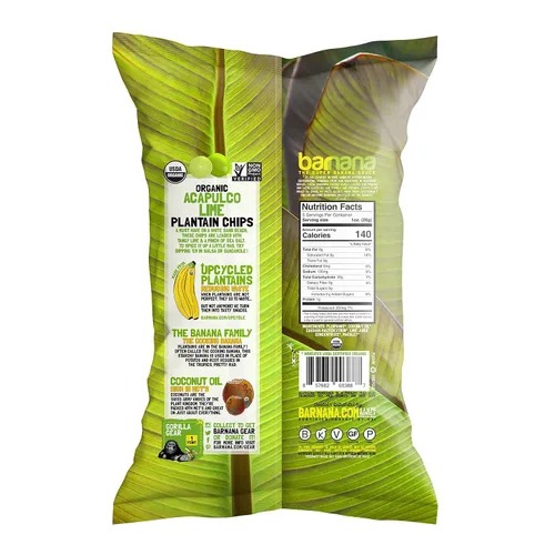 Vista 2 de Barnana - Papas fritas de plátano orgánico