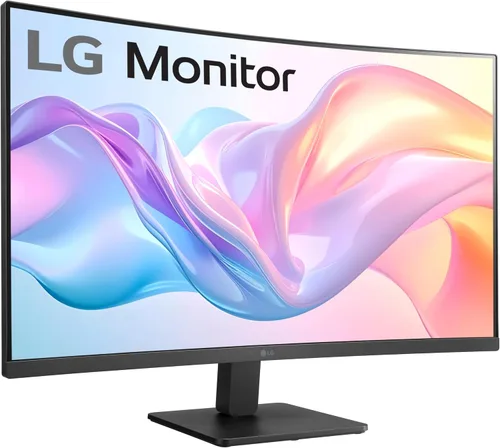 Vista 6 de LG 32MR50C-B Monitor curvo de 32 pulgadas FHD 100Hz AMD FreeSync Control OnScreen Sincronización de acción dinámica Estabilizador negro Soporte