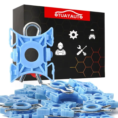 Vista 11 de Remaches de plástico tipo empuje 3 en 1 para Jeep Wrangler – Clips de retención de sujetadores OTUAYAUTO de repuesto para Jeep Wrangler JK JL