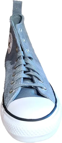 Vista 3 de Converse Chuck Taylor Classic Hi, gris calizablanconegro, 9, Gris