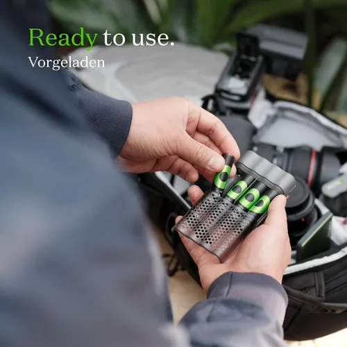 Vista 5 de GP ReCyko PRO - Batería AA de 2000 mAh NiMH, 1,2 V, paquete de 4 baterías recargables AA, diseñada para un rendimiento óptimo en dispositivos