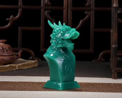 Vista 7 de Estatua de dragón chino - Escultura de dragón para decoración del hogar Accesorios