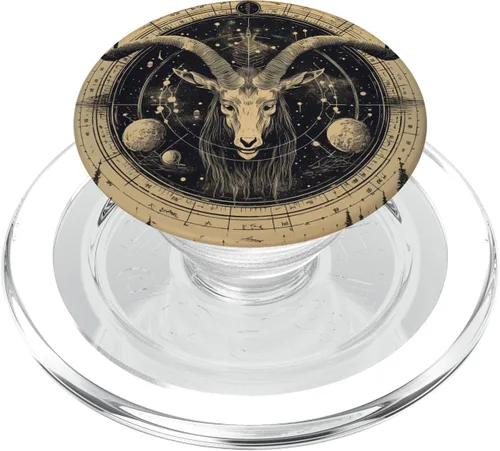 Vista 8 de Baphomet Occult Vintage Satan PopSockets intercambiables PopGrip