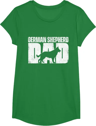 Vista 77 de Camiseta de pastor alemán para el día del padre del dueño de perros caninos, Negro