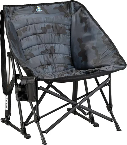 Vista 12 de GCI Outdoor Mecedora Plegable para Exteriores con Dosel para Protección Solar Azul real