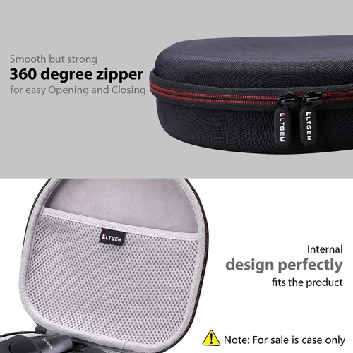 Vista 5 de LTGEM - Funda rígida EVA para auriculares SENNHEISER HD280PRO