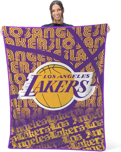 Vista 3 de Manta con licencia oficial de la NBA "Redux" Micro Raschel, multicolor, 46 x 60 pulgadas