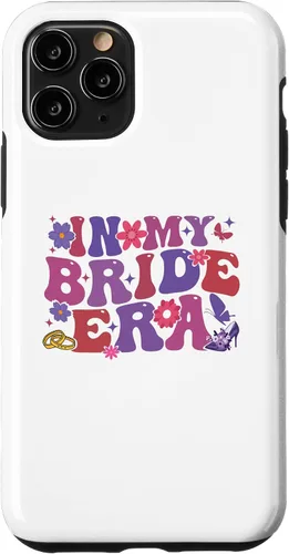 Vista 10 de Funda para iPhone 14 In My Bride Era Groovy Bride Despedida de soltera
